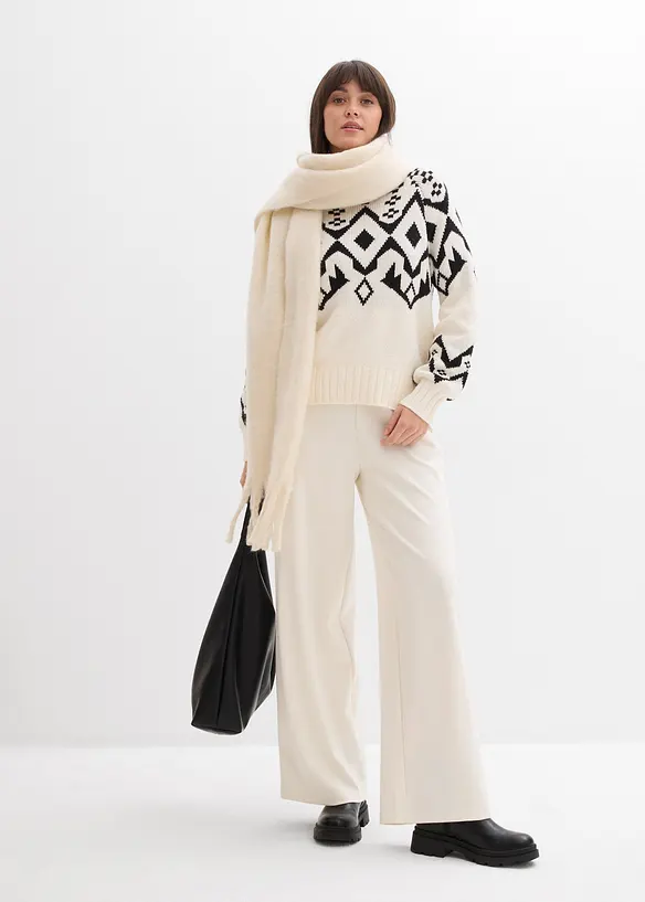 Pull norvégien oversize, bonprix