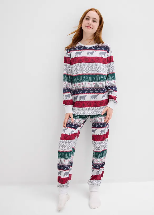 Pyjama mit weicher Bio-Baumwolle (2 tlg. Set), bonprix