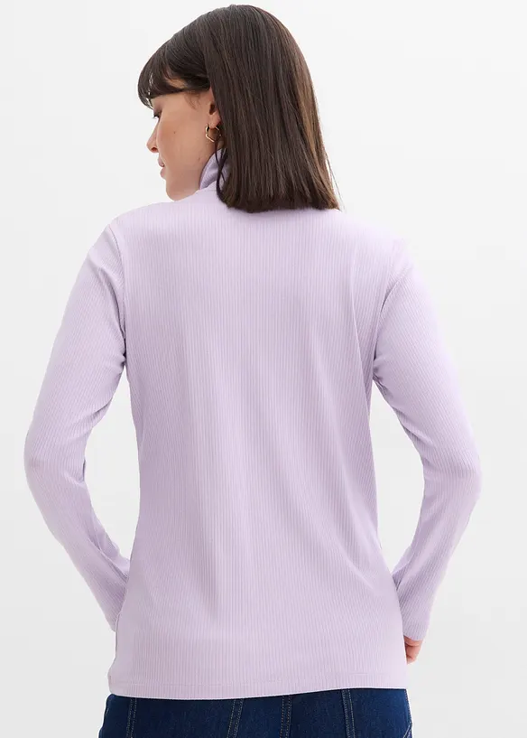 Rippshirt aus softem Viskose-Mix, bonprix