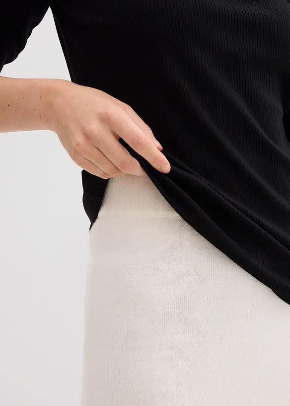 Rippshirt aus softem Viskose-Mix, bonprix