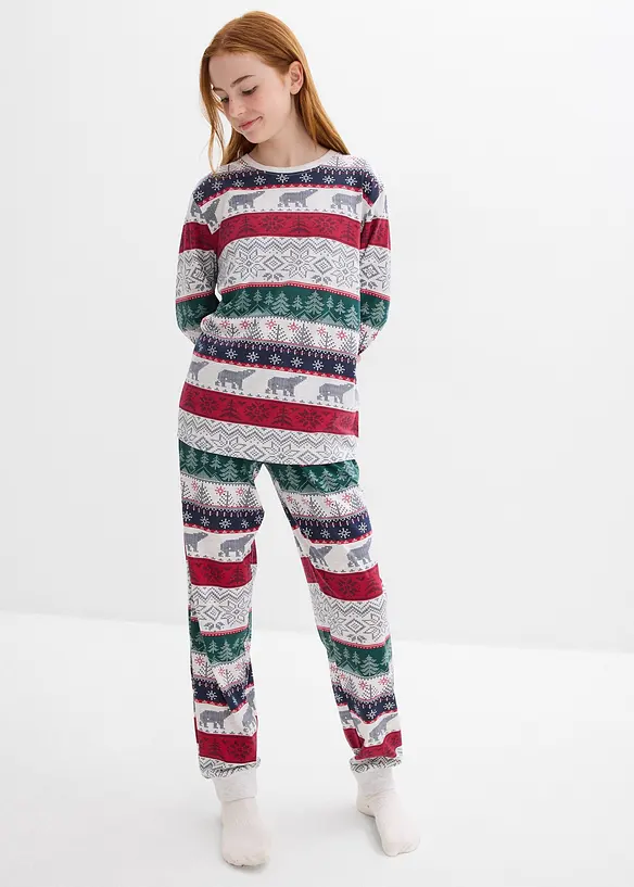 Pyjama mit weicher Bio-Baumwolle (2 tlg. Set), bonprix