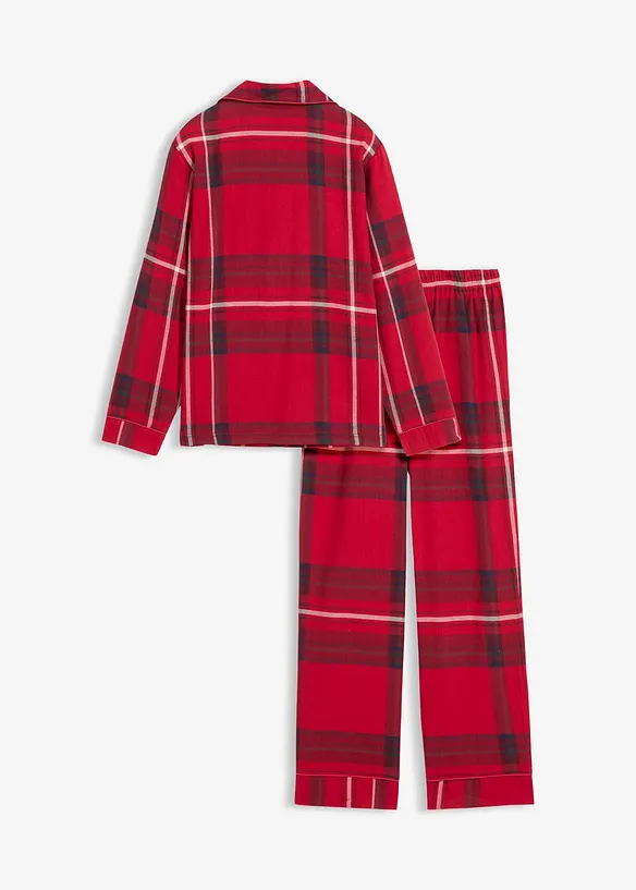 Flanell Pyjama aus weicher Baumwolle (2.tlg.Set), bonprix