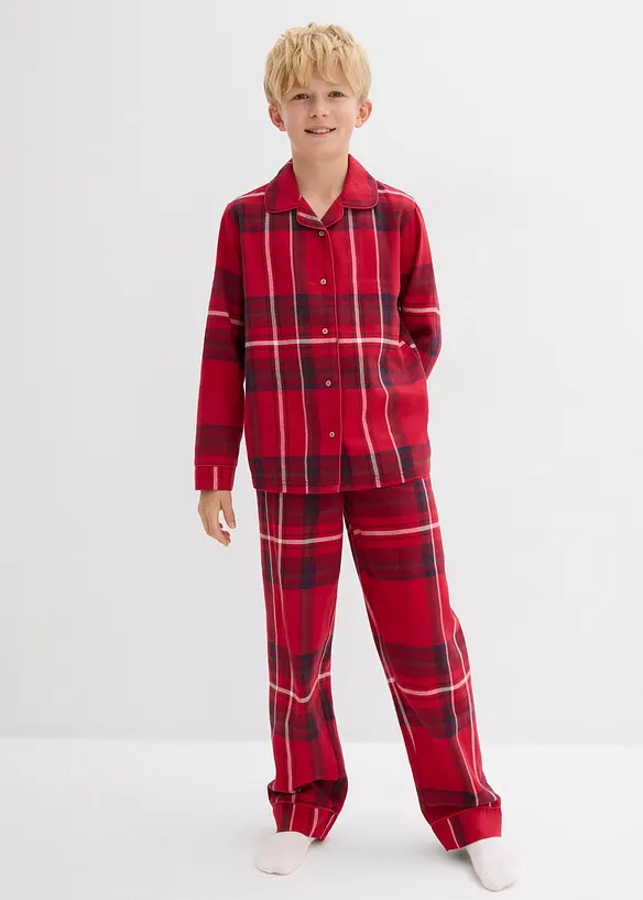 Flanell Pyjama aus weicher Baumwolle (2.tlg.Set), bonprix