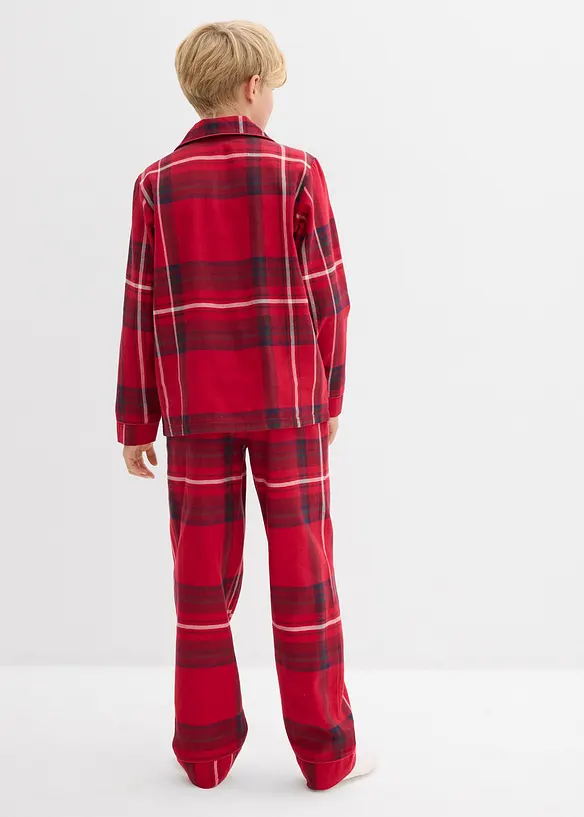 Flanell Pyjama aus weicher Baumwolle (2.tlg.Set), bonprix