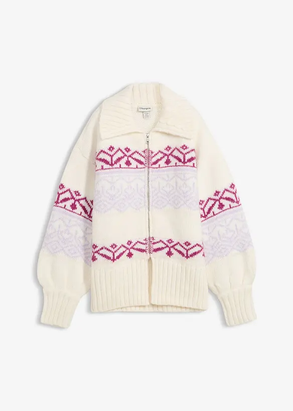 Kurze Norweger-Strickjacke, bonprix