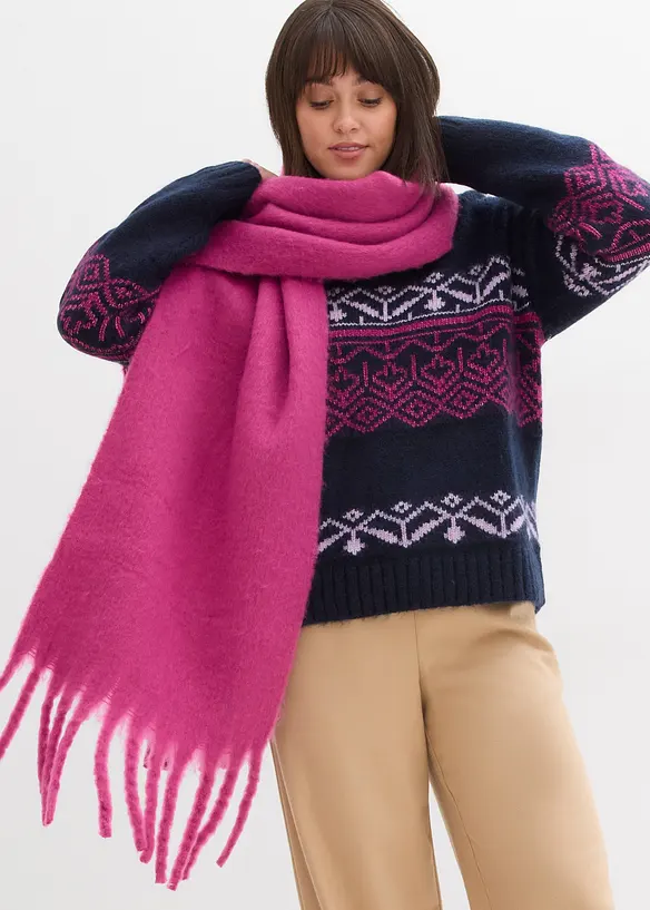 Pull norvégien oversize, bonprix