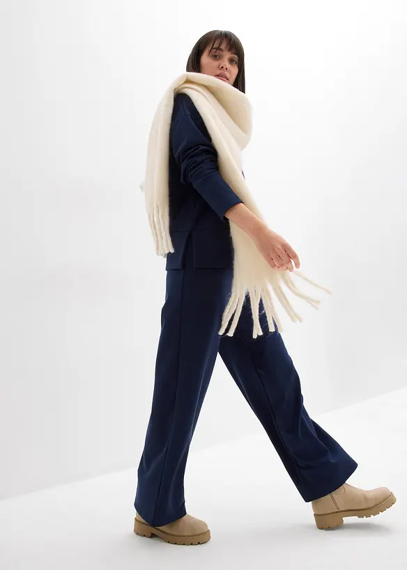 Hoodie aus bequemen Punto di Roma, bonprix