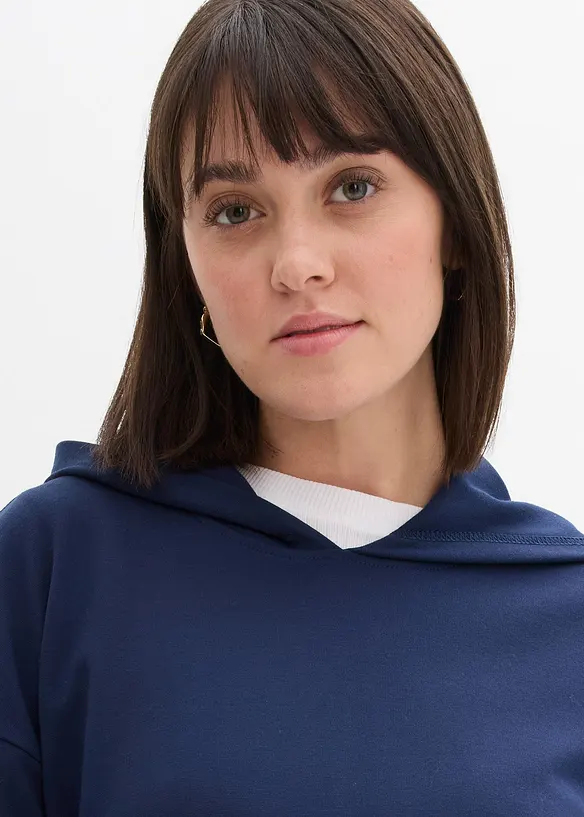 Hoodie aus bequemen Punto di Roma, bonprix