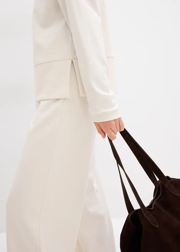 Hoodie aus bequemen Punto di Roma, bonprix