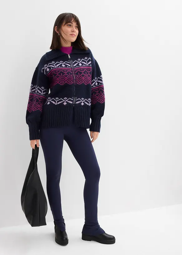 Legging avec fermeture zippée dans la couture, bonprix