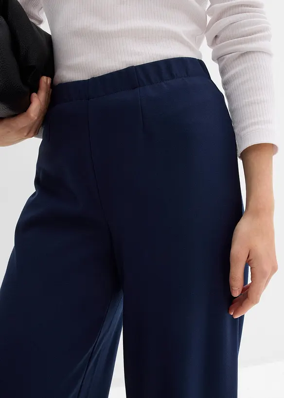 Marlenehose aus bequemen Punto di Roma, bonprix