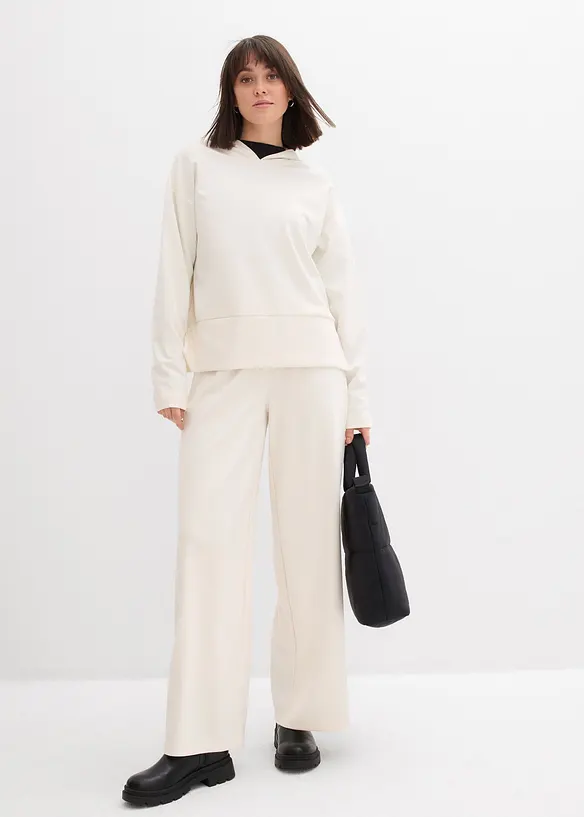 Marlenehose aus bequemen Punto di Roma, bonprix