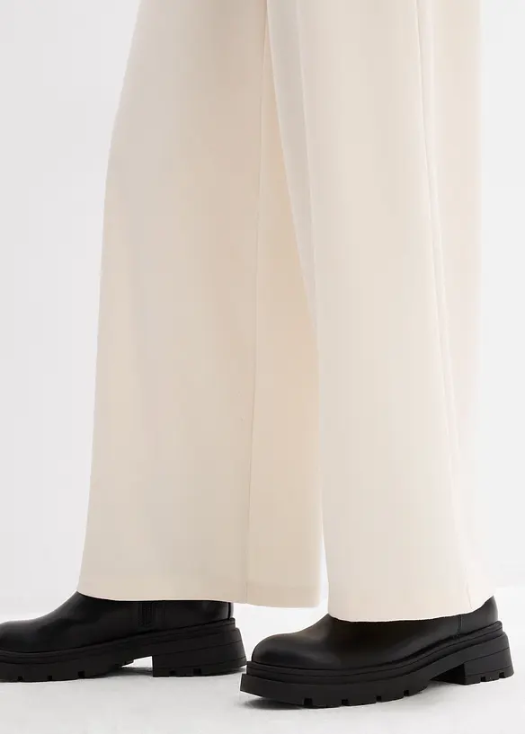 Marlenehose aus bequemen Punto di Roma, bonprix