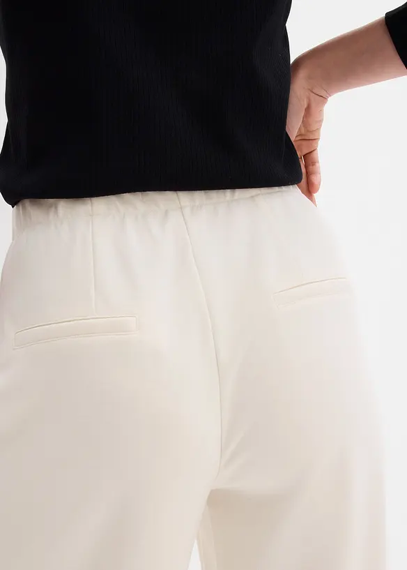 Marlenehose aus bequemen Punto di Roma, bonprix