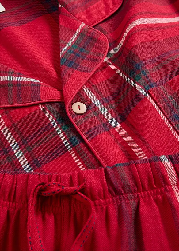Pyjama en douce flanelle de coton avec pochette cadeau, bonprix