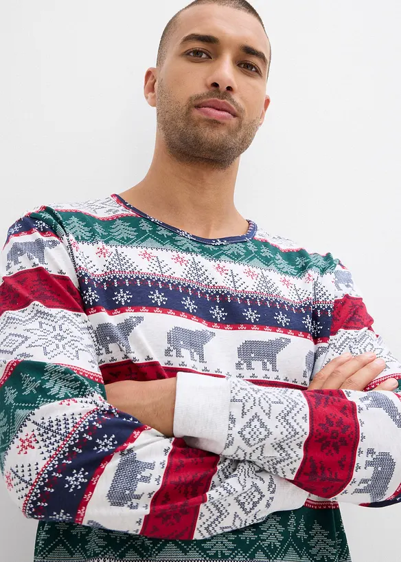 Pyjama 100% coton avec pochette cadeau, bonprix