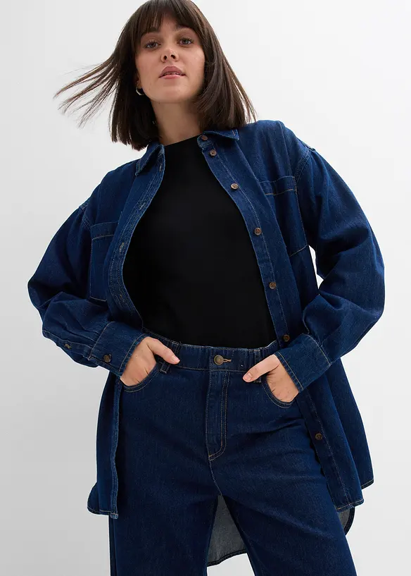 Loose Straight-Jeans High Waist, bonprix