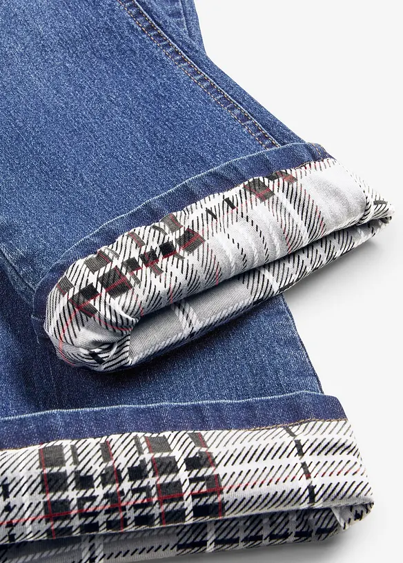 Thermojeans Flared, High Waist, bonprix