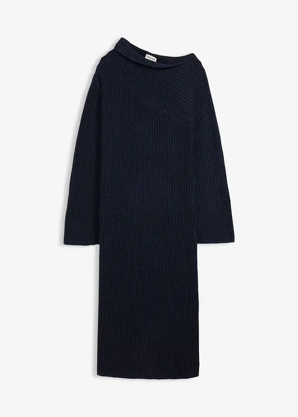Geripptes Strickkleid, bonprix