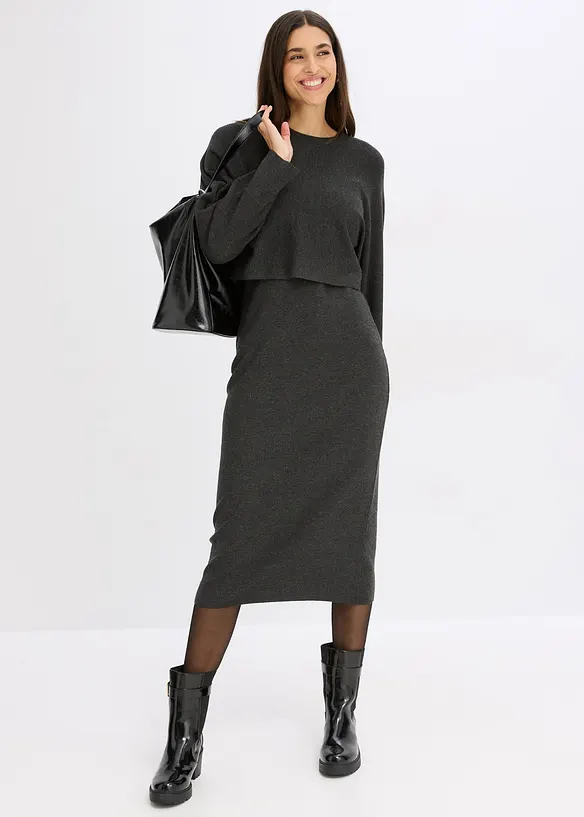 Ensemble 2 pièces en maille, bonprix