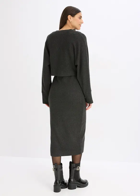 Ensemble 2 pièces en maille, bonprix