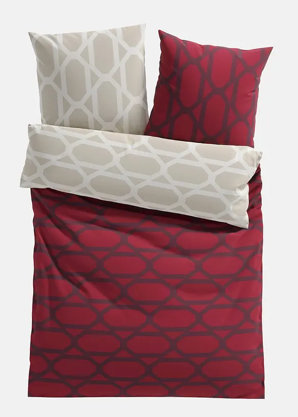 Wendebettwäsche mit grafischem Design, bonprix