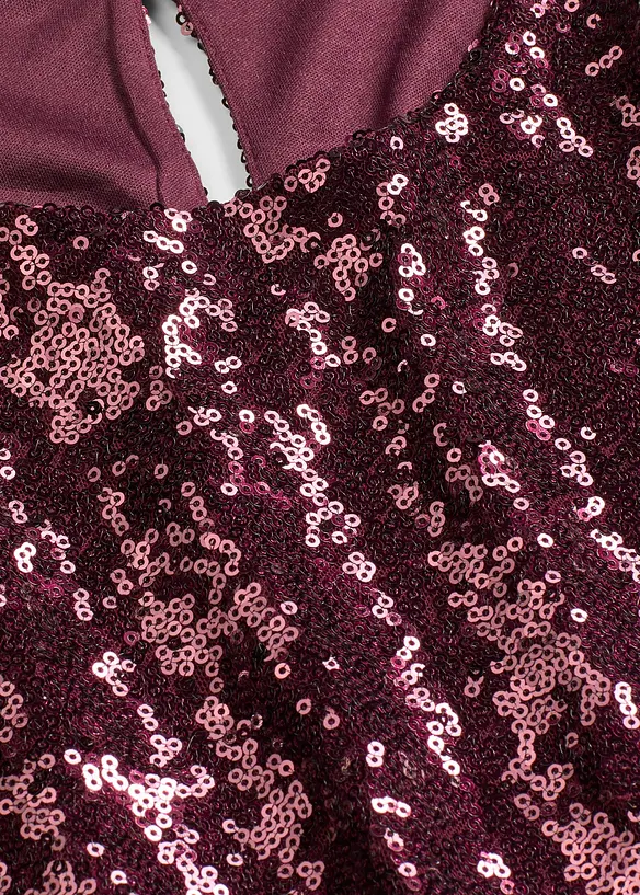 Pailletten-Langarmshirt, bonprix