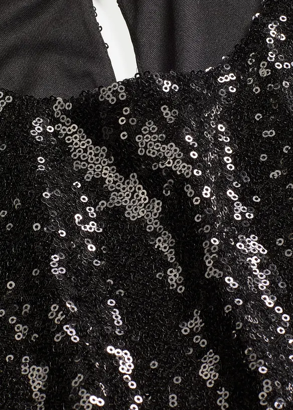 Pailletten-Langarmshirt, bonprix