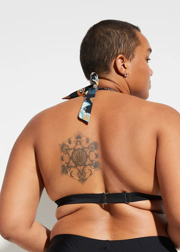 Haut de bikini dos nu avec polyamide recyclé, bonprix