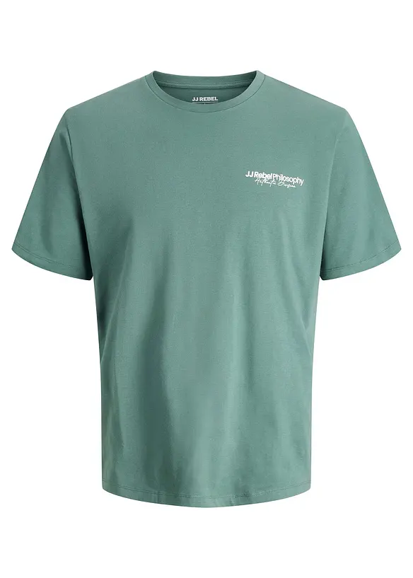 JJ REBEL T-Shirt aus reiner Baumwolle, Loose Fit, J&J Rebel