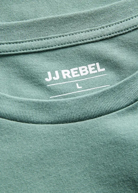 JJ REBEL T-Shirt aus reiner Baumwolle, Loose Fit, J&J Rebel