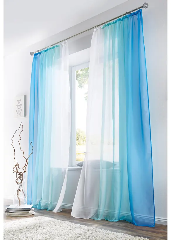 Voilages à effet ombré (2 pces), bonprix