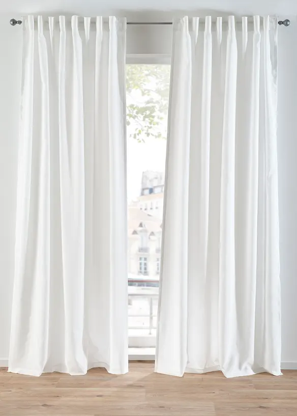 Gardinen aus recyceltem Material (2er Pack), bonprix