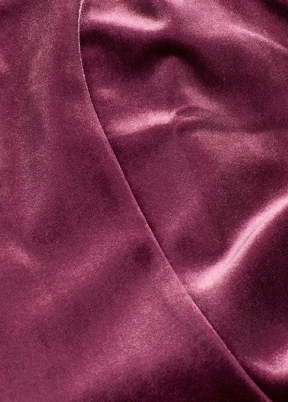 Minikleid aus softem Samt, bonprix