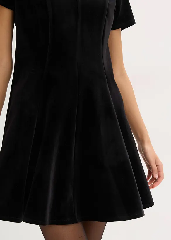 Minikleid aus softem Samt, bonprix