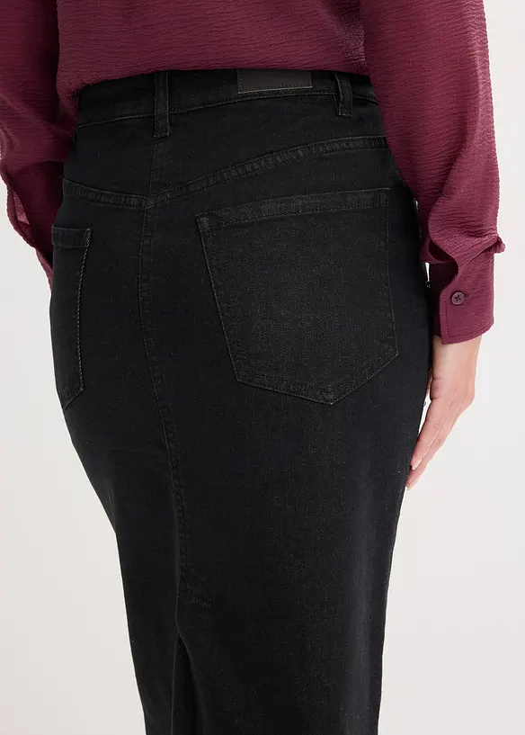 Jeansrock mit Strassapplikation, bonprix