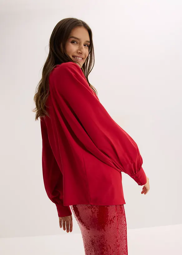 Chemisier à col lavallière, bonprix