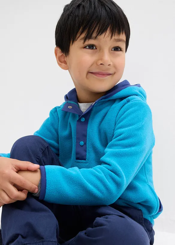 weicher Fleecepullover mit Kapuze, bonprix