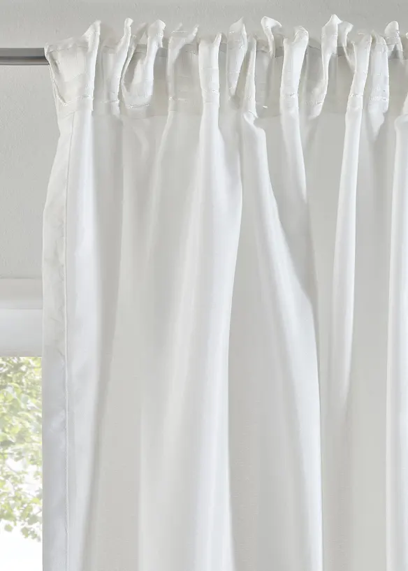 Gardinen aus recyceltem Material (2er Pack), bonprix