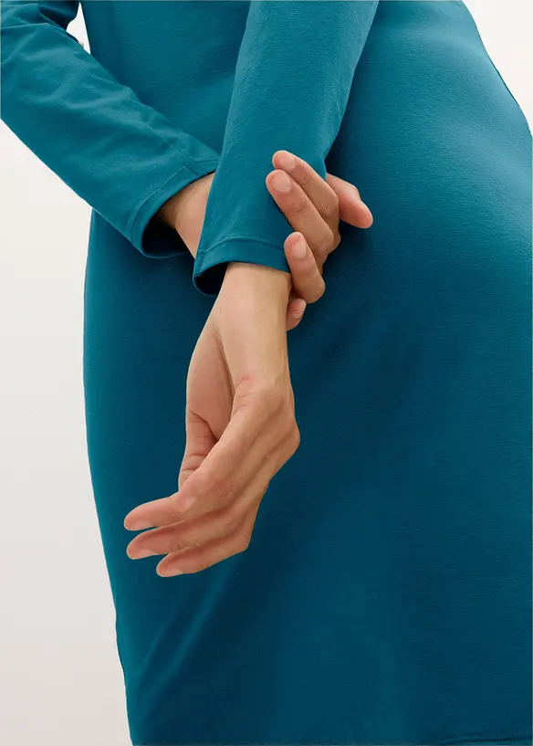 Jerseykleid mit V-Ausschnitt (2er Pack), bonprix