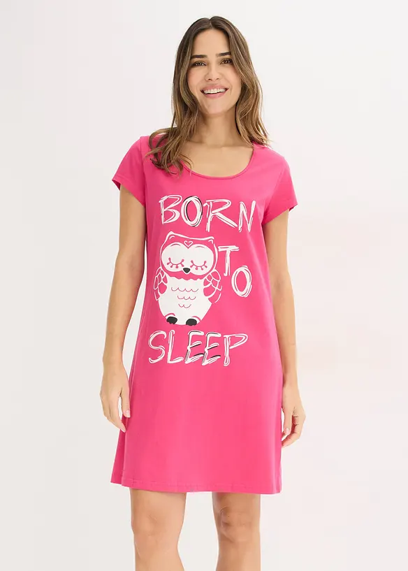 Chemise de nuit 100% coton, bonprix