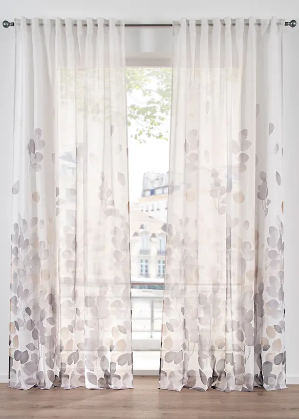 Gardine mit Druck (1er Pack), bonprix