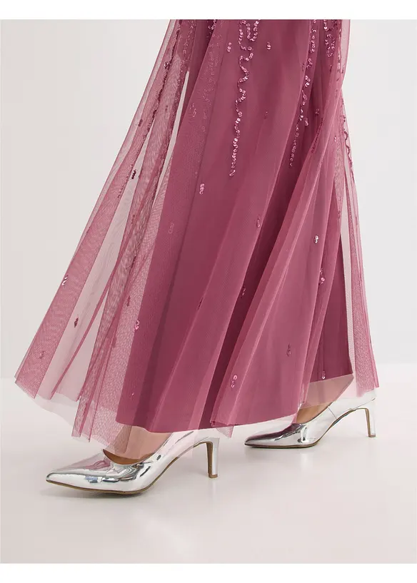 Maxi- oder Abendkleid mit Pailletten, bonprix