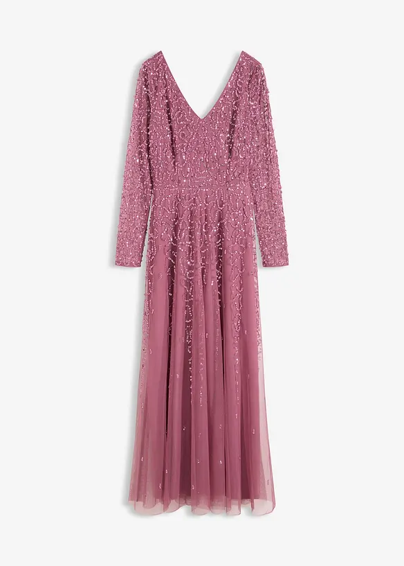 Maxi- oder Abendkleid mit Pailletten, bonprix