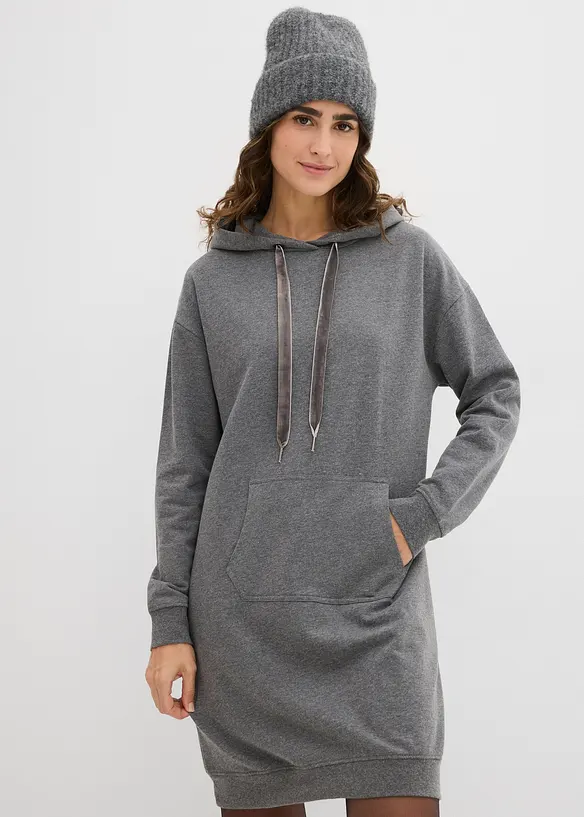 Sweatkleid mit Bio-Baumwolle, bonprix