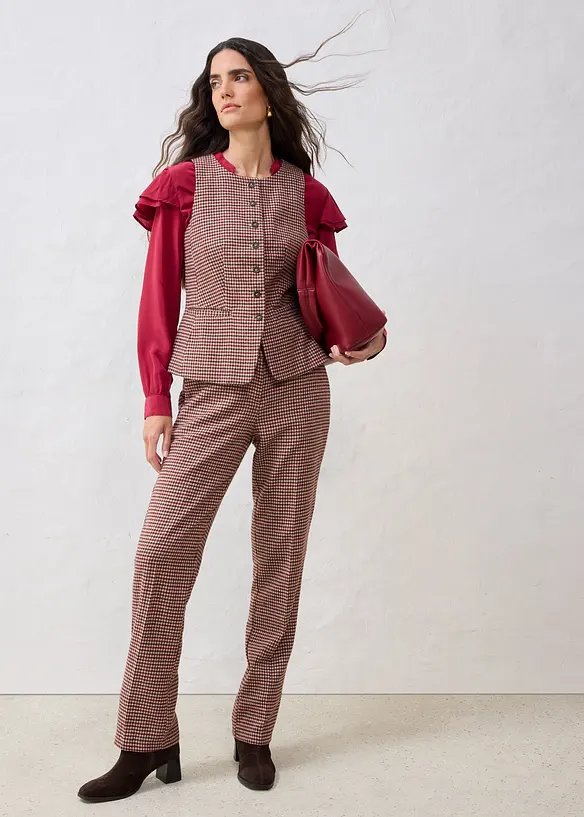 Gilet sans manches en laine majoritaire, bonprix