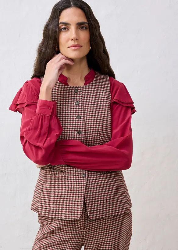 Gilet sans manches en laine majoritaire, bonprix