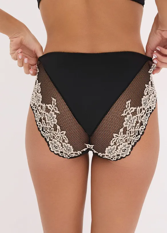 Slip Maxi avec dentelle, bonprix