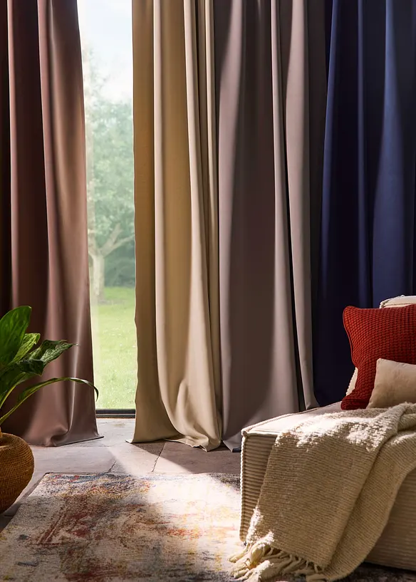 Rideau obscurcissant (1 pce), taille normale et XXL, bonprix