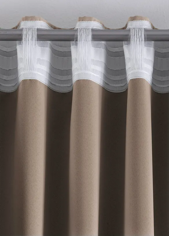 Abdunkelnder Vorhang, in vielen Gr&ouml;&szlig;en (1er Pack), bonprix